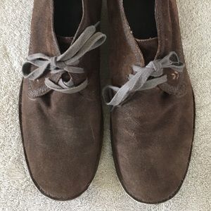 Robert Wayne brown suede shoes size 12